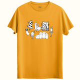 Animals Tasarımlı Regular T-Shirt