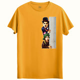 charlie chaplin Tasarımlı Regular T-Shirt