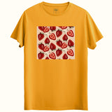 Çilek Tasarımlı Regular T-Shirt
