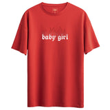 Baby girl Tasarımlı Ovesize T-Shirt