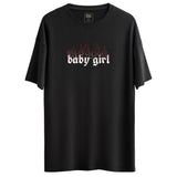 Baby girl Tasarımlı Ovesize T-Shirt