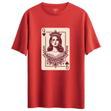 Queen Tasarımlı Ovesize T-Shirt