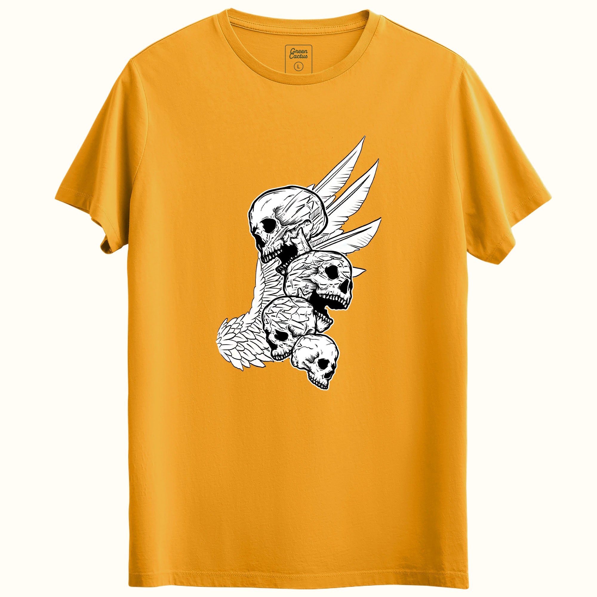 İskelet kanat Tasarımlı Regular T-Shirt