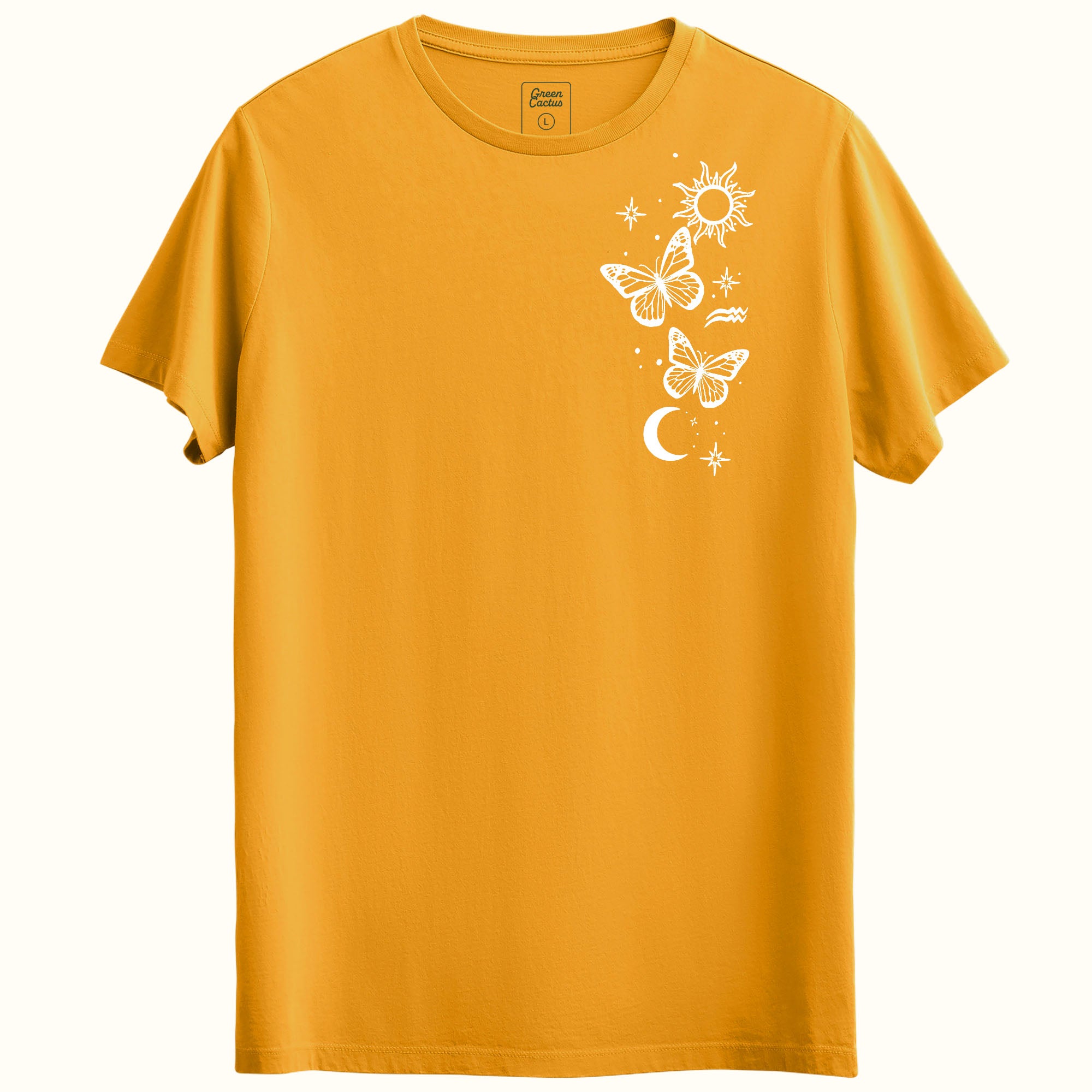 Kelebek Tasarımlı Regular T-Shirt