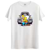 Arabalı simpson Tasarımlı Regular T-Shirt