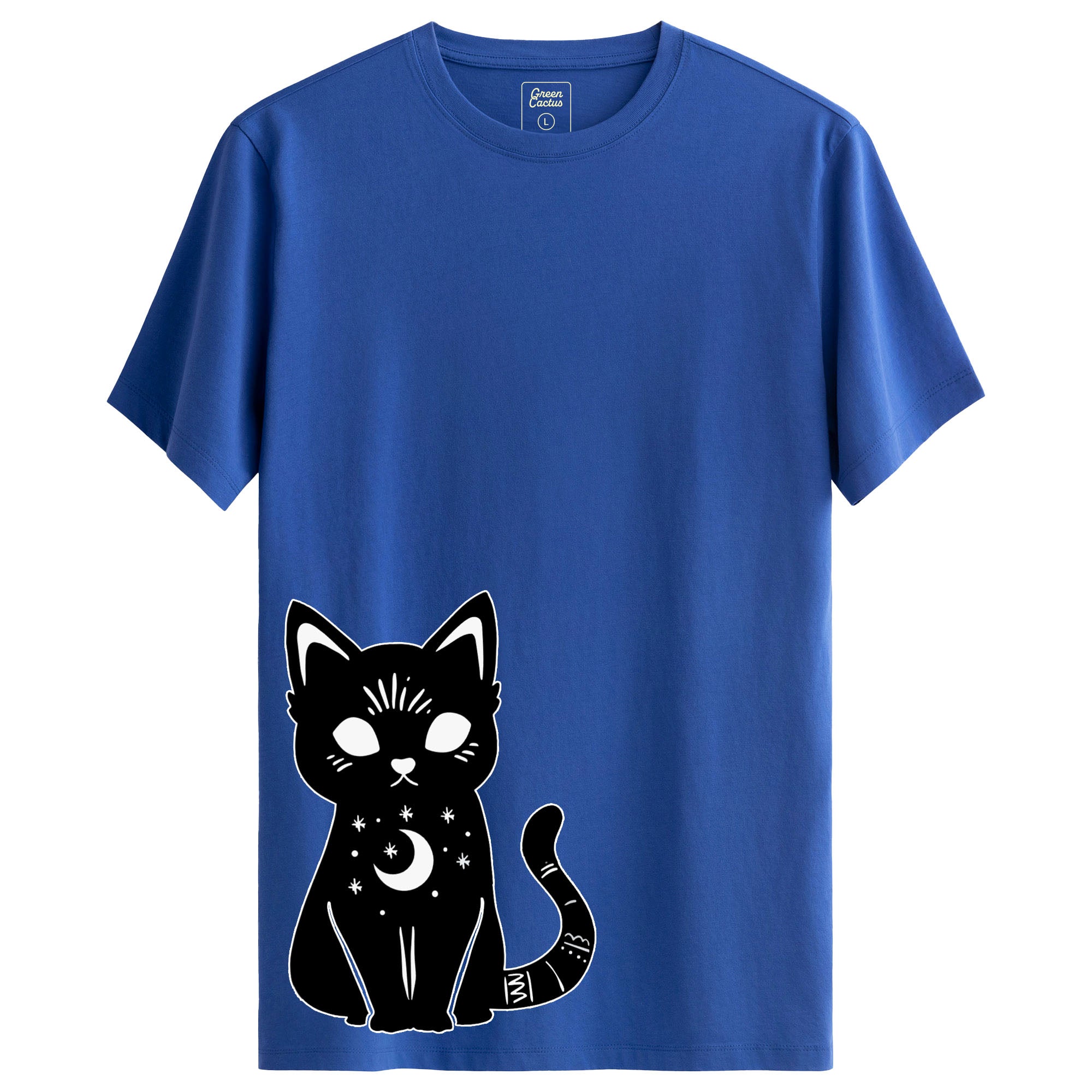Büyük kedi Tasarımlı Regular T-Shirt