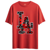 LA Tasarımlı Ovesize T-Shirt