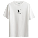 LV Tasarımlı Ovesize T-Shirt