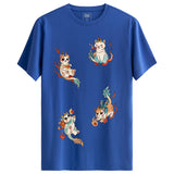 Cats Tasarımlı Regular T-Shirt