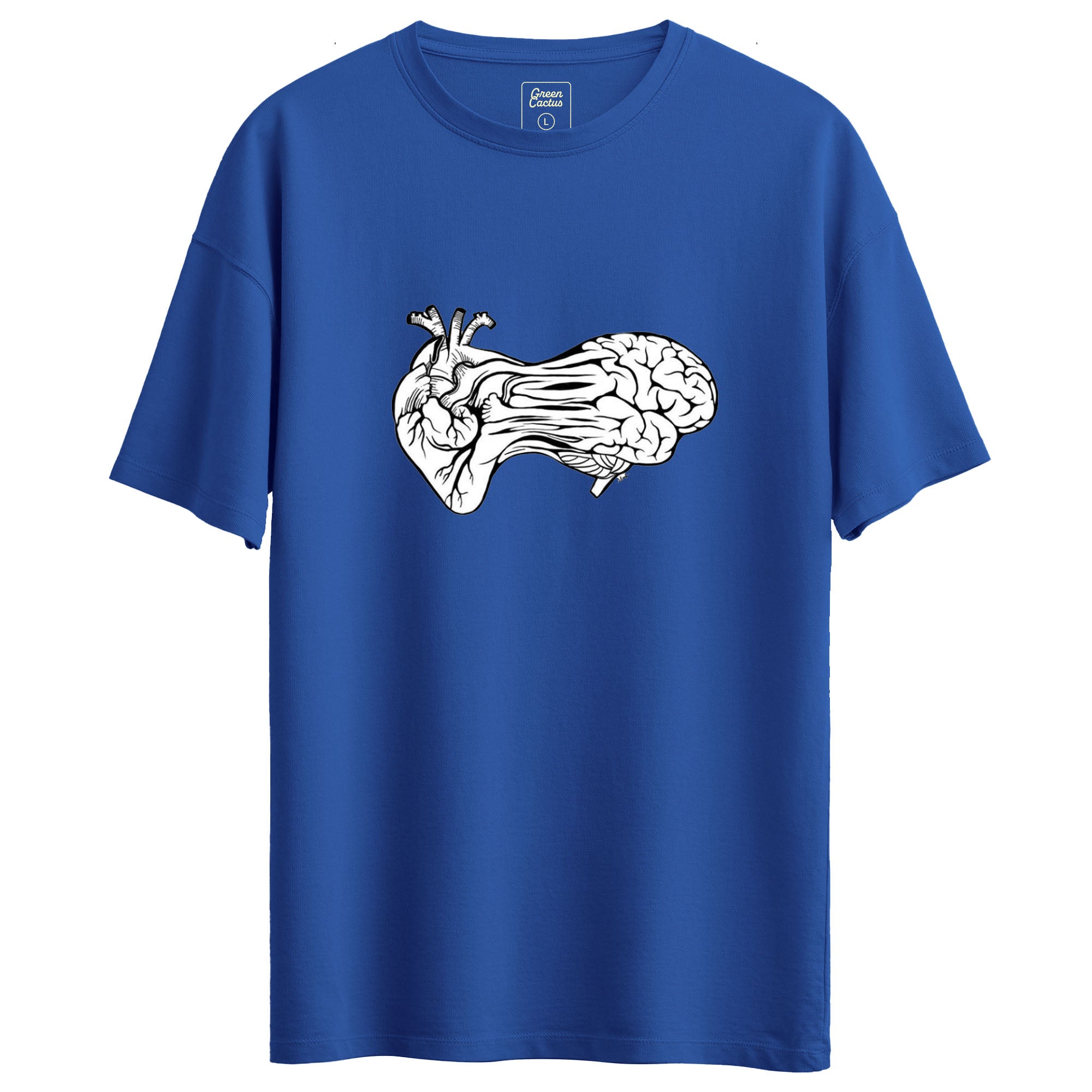 Berain or heart Tasarımlı Ovesize T-Shirt