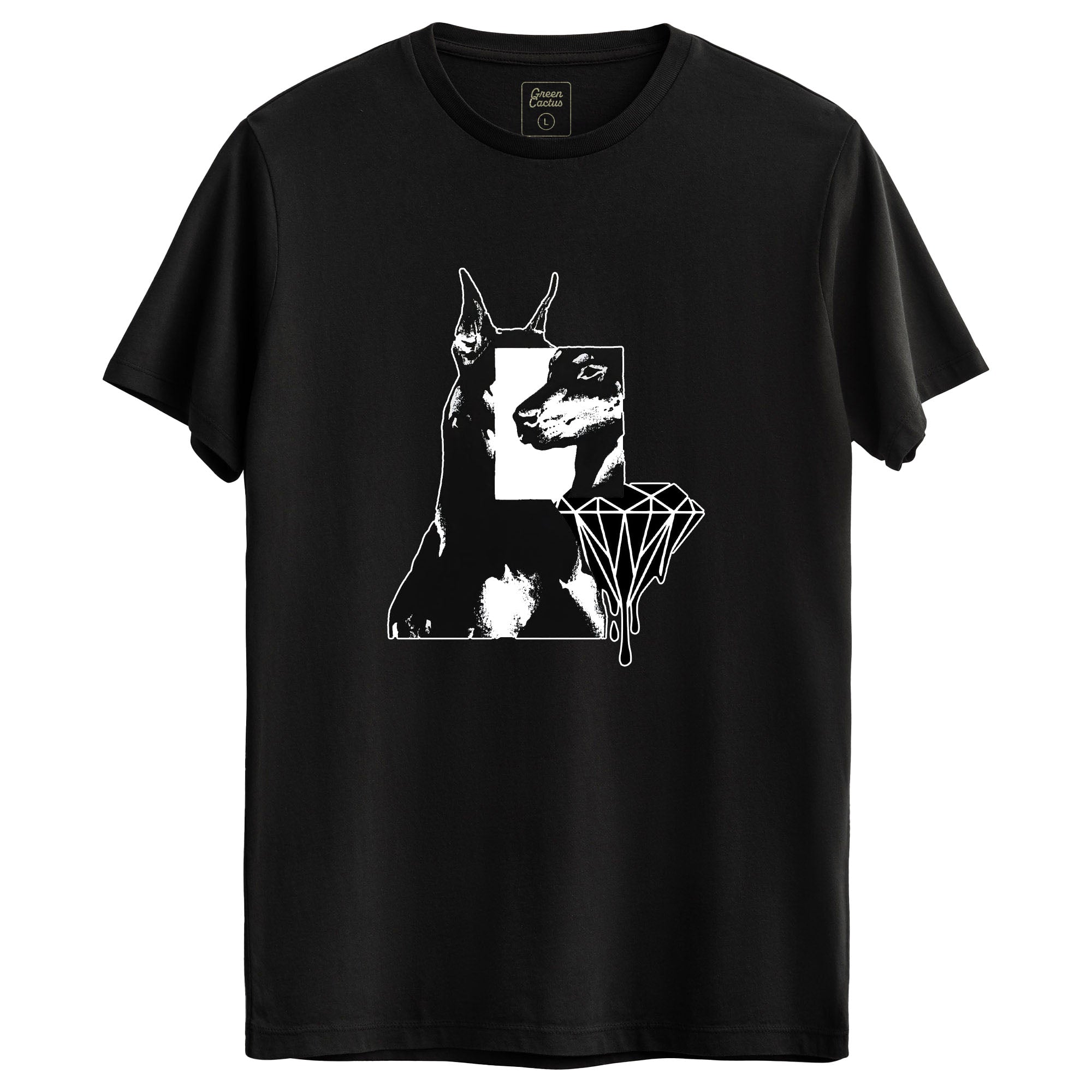 Köpek Tasarımlı Regular T-Shirt